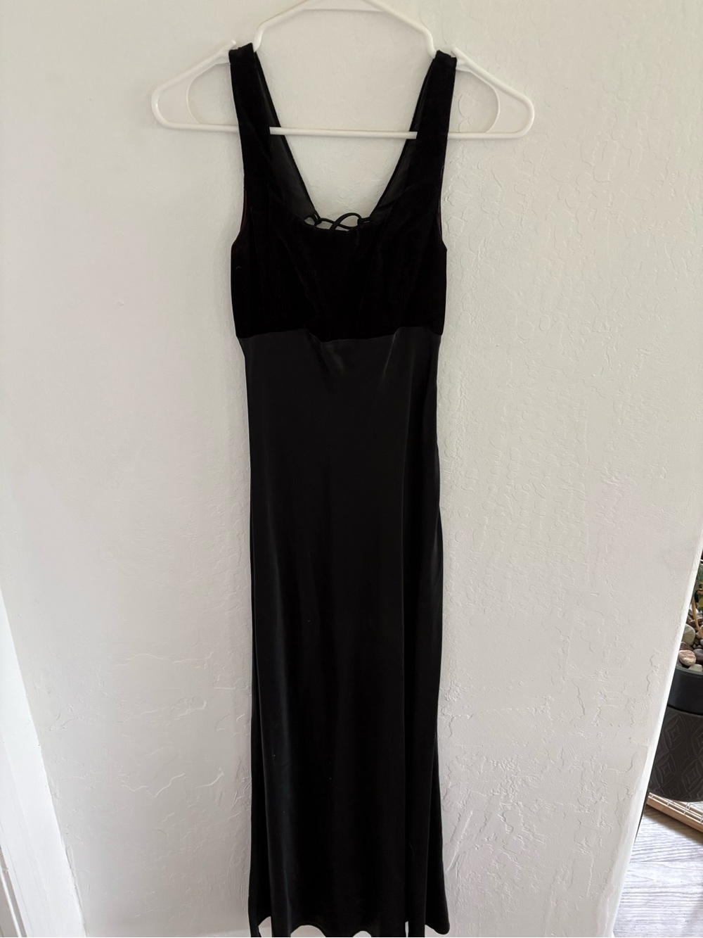 Vintage 90’s R Wear Rampage Long Black Sleeveless Dress